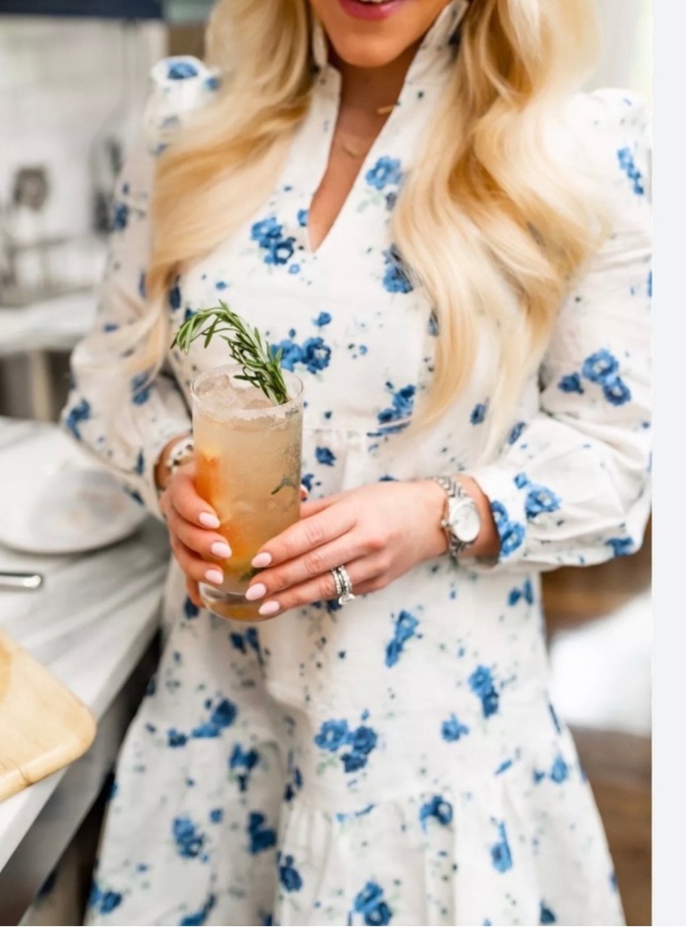 TUCKERNUCK BLUE POPPY PALMERSTON MINI DRESS